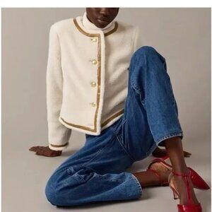 J. Crew Collection Lady Jacket in Sherpa Blend